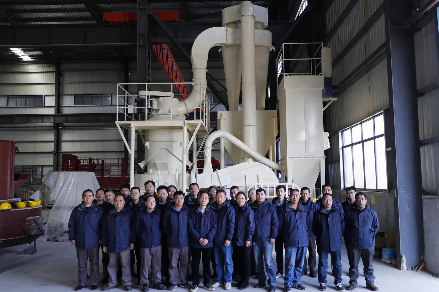 Cronus and Guilin Mining Machinery after-sales service team